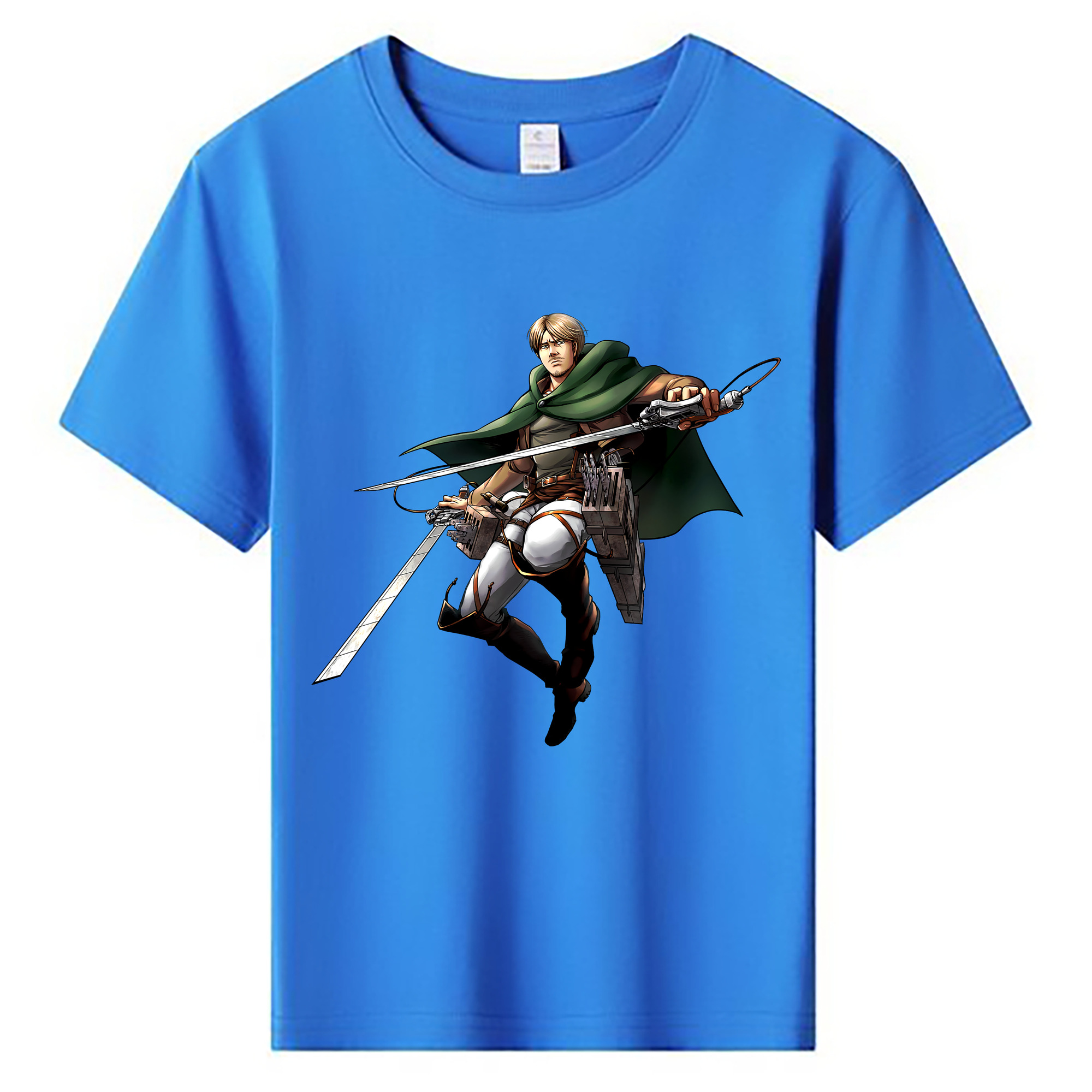 （画像用） 進撃の巨人 Attack on Titan 綿100％キッズTシャツ（フロントプリント）